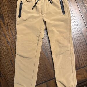 Cat & Jack Tan Joggers with Zipper Pockets 4T